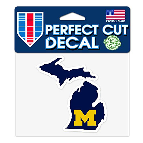 WinCraft Michigan Wolverines 4"x5" Perfect Cut State Decal WinCraft Michigan Wolverines 4"x5" Perfect Cut State Decal