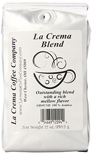La Crema Coffee La Crema Blend, 12-Ounce Packages (Pack of 2)