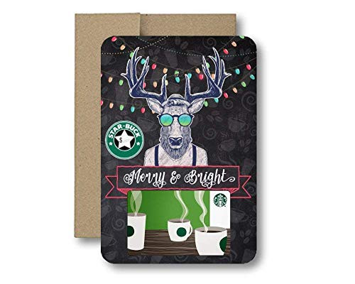 Holiday Starbucks Gift Card Holders 5 x7 in Pack of 3