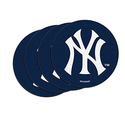 MLB New York Yankees Neoprene Car Coasters 4-Pack