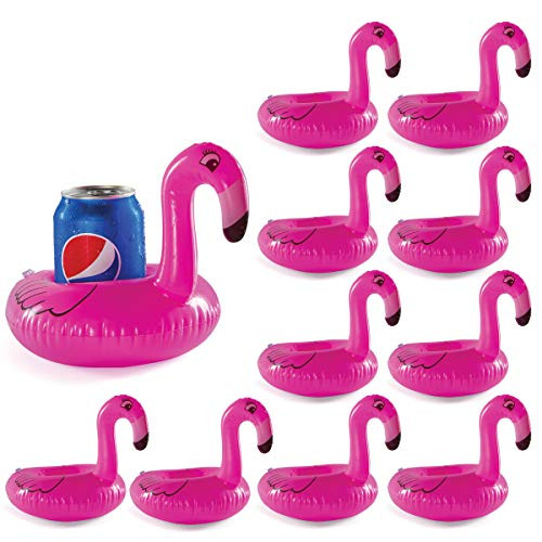 12 Drink holders drink floaties Pool drink holder floats flamingo inflatable floating drink cup holder pool and bath toys Pool accessories drink holder floating wine glasses for the pool jacuzzi
