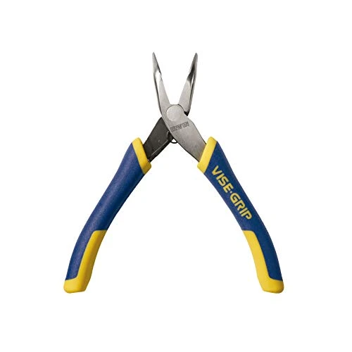 IRWIN Tools VISE-GRIP Pliers, Bent Nose with Spring, 5-Inch (2078965)