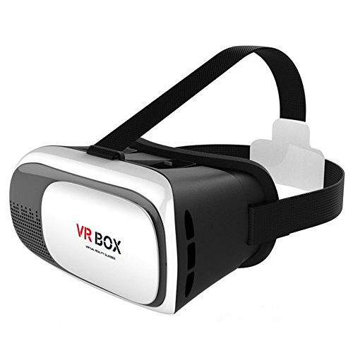 ETvalley VR Headset Virtual Reality Glasses for 3D and 360° Videos Movies Games for Apple iOS and Android Smartphones