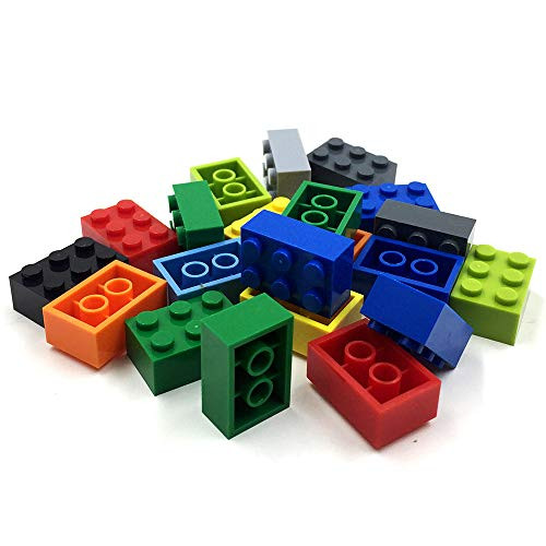 EKIND 60 Pieces 2x3 Shapes Classic Building Bricks Set - Regular Colors - Compatible with All Major Brands EKIND 60 Pieces 2x3 Shapes Classic Building Bricks Set - Regular Colors - Compatible with All Major Brands