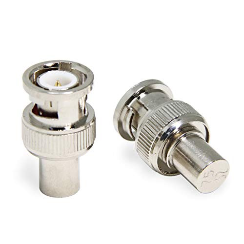 BNC Terminator 10-Pack RFAdapter 75 Ohm RF Coax Adapter Connector Coaxial Cable End