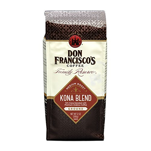 Don Francisco's Coffee, Kona Blend Ground Medium Roast, 12-Ounce