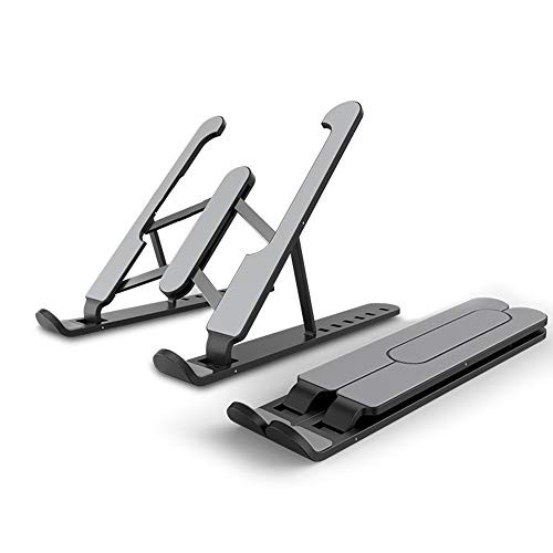 Valporia Portable Laptop Stand for Desk Adjustable Height Computer Stand for Laptop Laptop Riser Laptop Holder