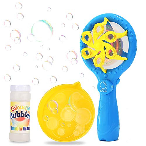 Jogotoll Bubble Blower Bubble Guns for Kids Toddlers Bubble Machine with Colorful Lights and Music Toys for 3 4 5 6 -12 Years Old Kids
