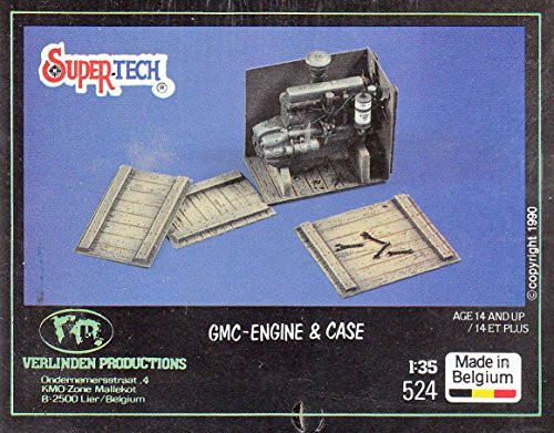 Verlinden VER0524 1-35 GMC Engine  and  Case -Model KIT Accessory-