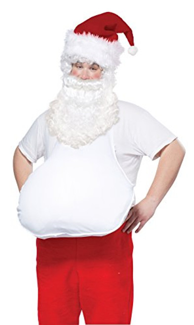 California Costumes unisex adult Santa Belly Sized Costumes White One Size US