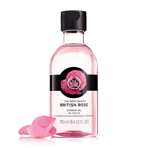 The Body Shop British Rose Petal Soft Shower Gel 8.4 fl. oz.