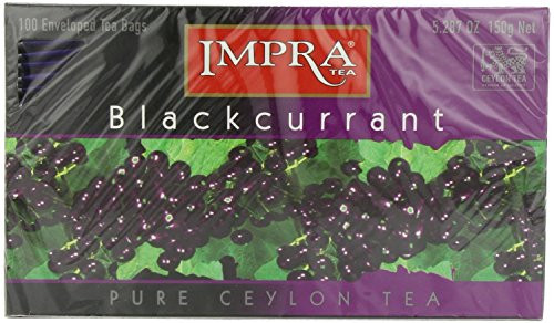 Impra Black Currant Tea 100-Count Tea Bags