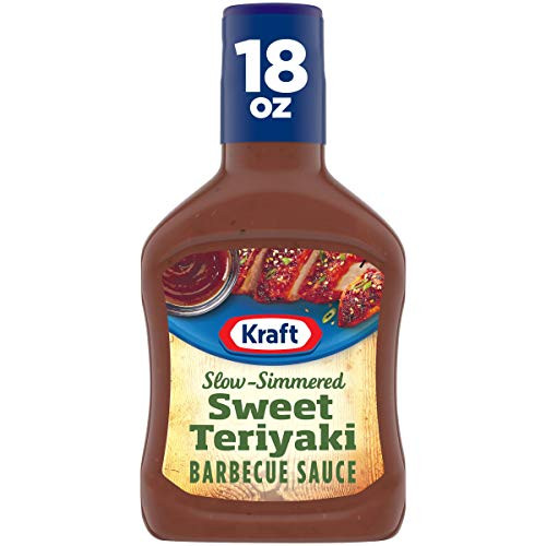 Kraft Sweet Teriyaki BBQ Sauce  and  Dip -18 oz Bottle-