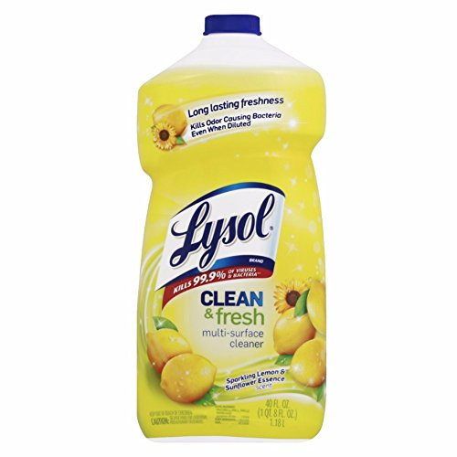 Lysol Power and Fresh All Purpose Cleaner Lemon Sunflower 40 Ounce