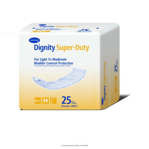 Dignity Super-Duty Pads Dignity Naturals Pads -1 PACK 25 EACH- by Hartmann