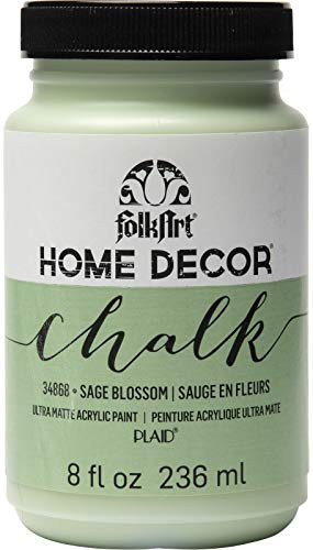 FolkArt Home Décor Chalk Finish Acrylic Paint 8oz 8 ounce Sage Blossom