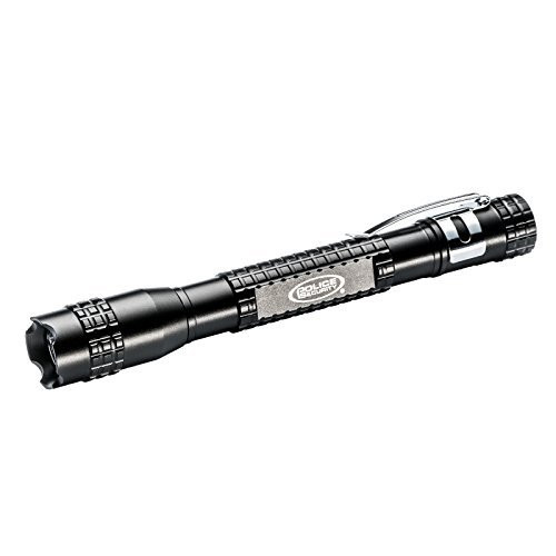 Police Security Inspector 2AAA Flashlight - 23 Lumens - Water Resistant Body - Pocket Clip - Lightweight - Tactical Light