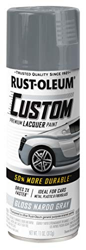 Rust-Oleum 363515 Automotive Premium Custom Lacquer Spray Gloss Nardo Gray