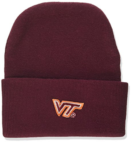Two Feet Ahead NCAA Virginia Tech Hokies Infant Knit Cap New Born Maroon