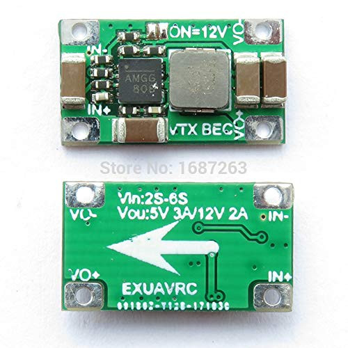 Parts  and  Accessories Micro 5V 3A - 12V 2A BEC UBEC Mini BEC 2-6S for FPV RC Quadcopter Drone