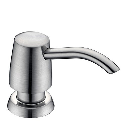 GICASA Soap Dispenser Dish Soap Dispenser for Kitchen Built In Kitchen Soap Dispenser Brushed Nickel Hand Soap Dispenser Pump Liquid Lotion Countertop Soap Dispenser with 320ml Bottle GICASA Soap Dispenser Dish Soap Dispenser for Kitchen Built In Kitchen Soap Dispenser Brushed Nickel Hand Soap Dispenser Pump Liquid Lotion Countertop Soap Dispenser with 320ml Bottle