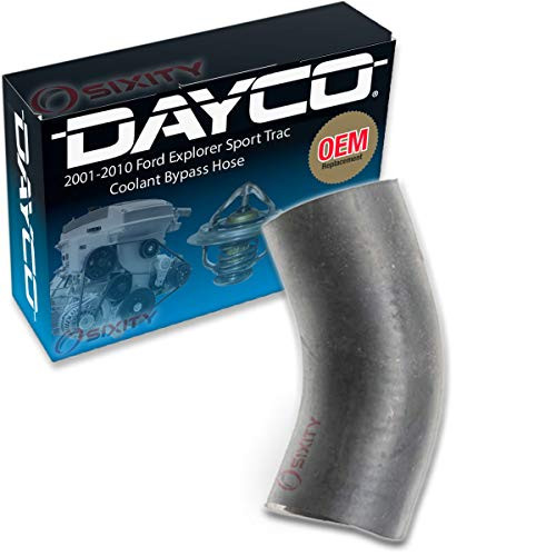 Dayco Engine Coolant Bypass Hose for 2001-2010 Ford Explorer Sport Trac 4.0L V6 Belts Cooling Hoses Pipes