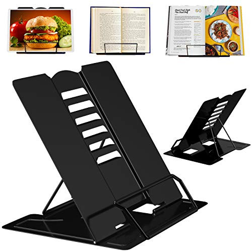Book Stands DRLIFE Metal Reading Rest Book Holder Adjustable Cookbook Documents Holder Portable Sturdy Bookstands for Recipes Textbooks Tablet Music Books Black Book Stands DRLIFE Metal Reading Rest Book Holder Adjustable Cookbook Documents Holder Portable Sturdy Bookstands for Recipes Textbooks Tablet Music Books Black