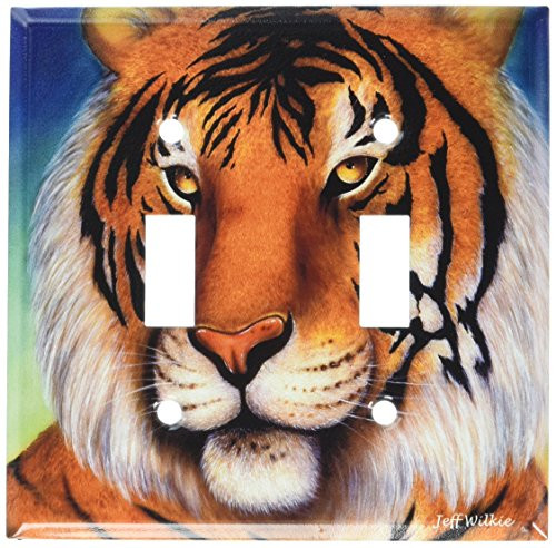 Art Plates - Tiger Switch Plate - Double Toggle