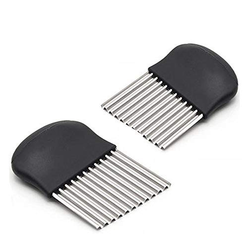 Crinkle Cutters French Fry Slicer Salad Chopping Knife and Vegetable Steel Blade Cutting Tool Set of 2 Crinkle Cutters French Fry Slicer Salad Chopping Knife and Vegetable Steel Blade Cutting Tool Set of 2