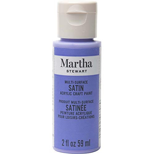 Martha Stewart Crafts Multi-Surface Satin Acrylic Paint 2 oz Periwinkle 2 Fl Oz