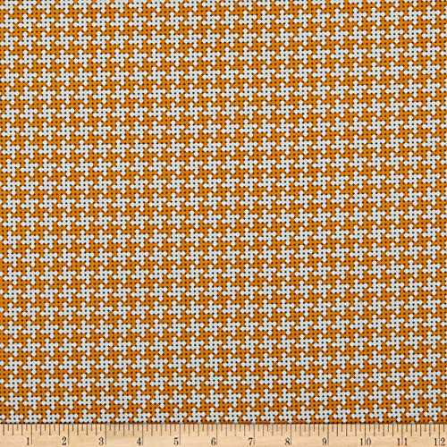Riley Blake Designs Riley Blake Grove Houndstooth Fabric Orange