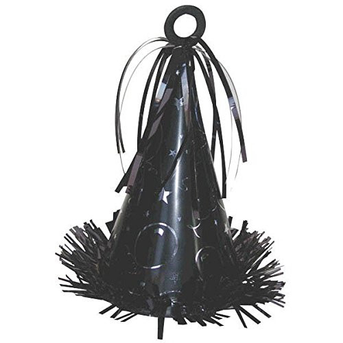 Amscan 117695.10 Party Balloon Weight 6 oz. Black