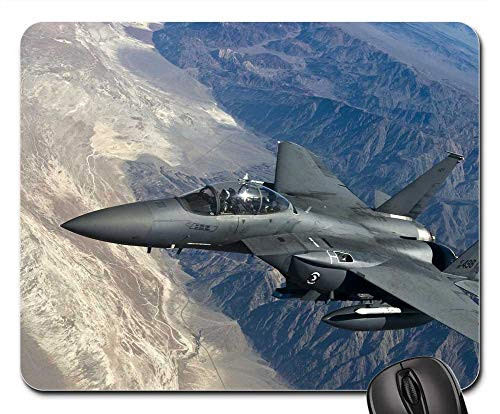 Mouse Pad - Fighter Jet F 15 Strike Eagle Fighter Aircraft