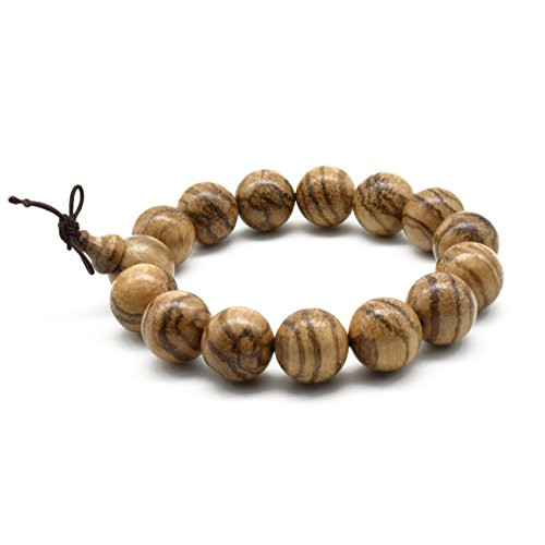 Zen Dear Unisex Natural Vietnam Agarwood Beads Buddhist Prayer Beads Japa Mala Necklace Bracelet Beads -15mm 15 beads- Zen Dear Unisex Natural Vietnam Agarwood Beads Buddhist Prayer Beads Japa Mala Necklace Bracelet Beads -15mm 15 beads-