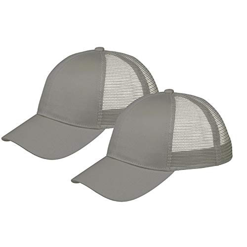 Marky G Apparel 6-Panel Structured Trucker Cap -2 Pack- Stone OS