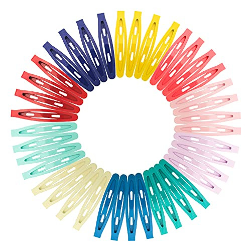 40Pcs Snap Hair Clips for Women Non-Slip Metal Hairpins Oval Hair Barrettes Accessories for Kids Girls Teens 40Pcs Snap Hair Clips for Women Non-Slip Metal Hairpins Oval Hair Barrettes Accessories for Kids Girls Teens