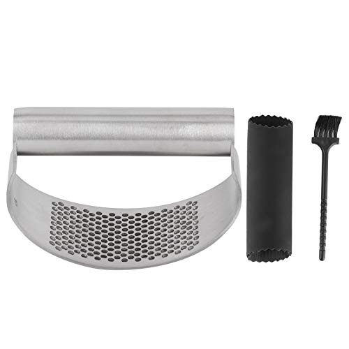 Garlic Press Rocker Stainless Steel Manual Garlic Crusher Mincer Crusher Squeezer Masher Household Kitchen Supplies Garlic Press Rocker Stainless Steel Manual Garlic Crusher Mincer Crusher Squeezer Masher Household Kitchen Supplies