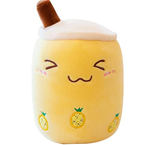 zuoshini Boba Milk Tea Plush Cute Bubble Plush Stuffed Toys Bubble Tea Plush Toy Stuffed Milk Tea Soft Doll Tea Cup Pillow Cushion Kids Toys Birthday Gift