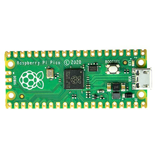 Ingcool Raspberry Pi Pico Microcontroller Board with Flexible Digital Interfaces Based on RP2040 Chip Dual-Core ARM Cortex M0 plus Processor Running up to 133 MHz Support C-C plus plus-Python