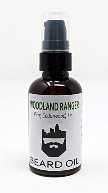 OakCityBeardCo. - Woodland Ranger - 2 Ounce - Beard Oil - Beard Conditioner - Pine - Cedarwood - Fir