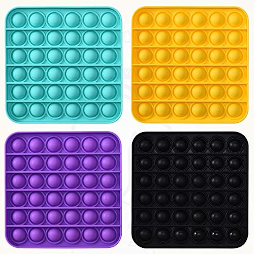 Pop Pop Bubble Sensory Fidget Toy Autism Special Needs Stress Reliever Silicone Stress Reliever Toy Squeeze Sensory Toy