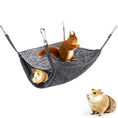 Small Animal Ferret Hammock Double Bunkbed Hammock Pet Rat Cage Hanging Hammock Sleep Bed Play Platform Bed for Small Pet Animal Guinea Pig Chinchilla Hamster Rat Small Animal Ferret Hammock Double Bunkbed Hammock Pet Rat Cage Hanging Hammock Sleep Bed Play Platform Bed for Small Pet Animal Guinea Pig Chinchilla Hamster Rat
