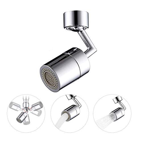 Universal Splash Filter Faucet 720° Swivel Sink Faucet Aerator Eye Wash Station Gargle Faucet Sprayer Head Suitable for 99 percent Kitchen Bathroom Faucet