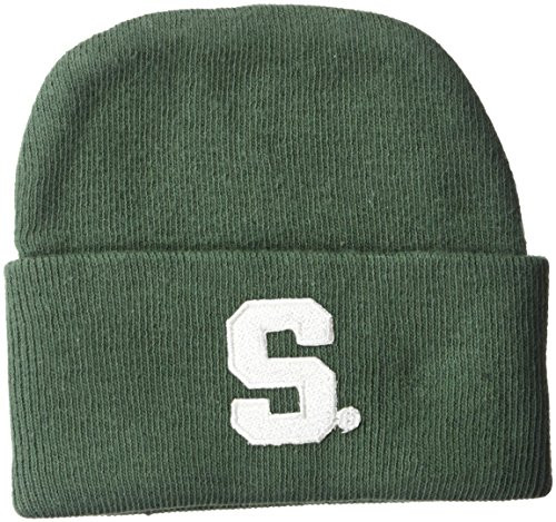 Two Feet Ahead NCAA Michigan State Spartans Infant Knit Cap New Born Green