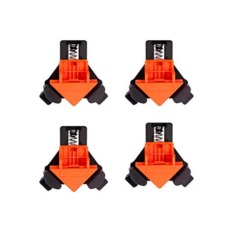 4Pcs Adjustable Swing Corner Clamp Multi-Angle Clamp 90 Degree Fixer Woodworking Corner Clip Crafting Right Angle Fixing Clip