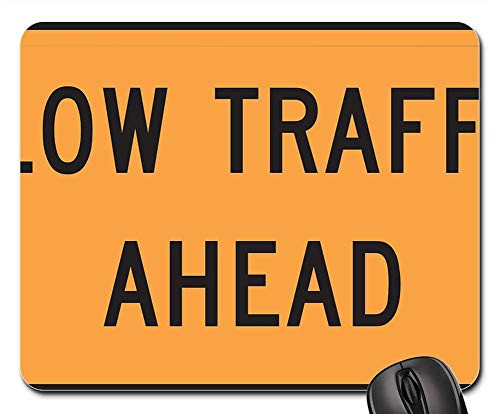 Mouse Pad - Car Ahead Traffic Road Information Warning