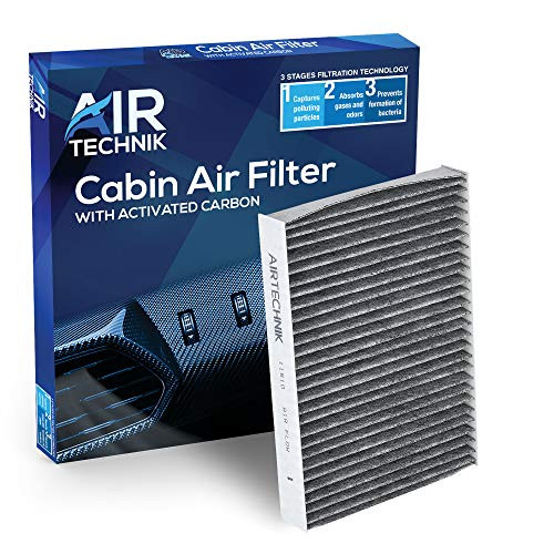 AirTechnik CF11810 Cabin Air Filter w-Activated Carbon - Fits Fiat 500L 2014-2020 500X 2016-2020 - Jeep Compass 2017-2021 Renegade 2015-2020