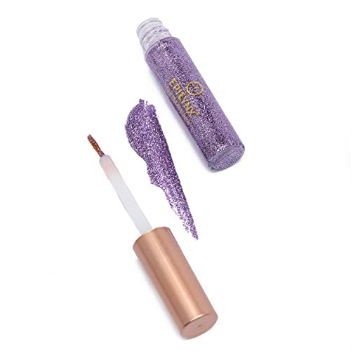 EpiLynx by Dr. Liia Long Lasting Glitter Vegan Liquid Eyeliner I Allergen Free for Sensitive Skin