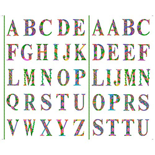 Fabric  and  Fabric QT Fabrics Alpha Doodle Alphabets 36'' Panel White