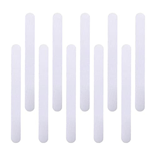 VOSAREA 24pcs Anti- Slip Strips Anti Skid Stairs Tread Grip Tape Safety Shower Treads Stickers Non Slip Bathtub Stickers for Pool Bathroom Tub Steps